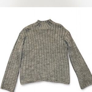 St. John Bay women’s Gray mock neck Sweater